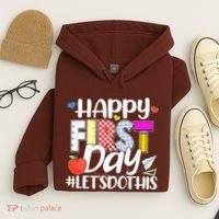 Cute Happy First Day #Lets Do This Hoodie thumb 4