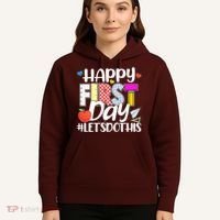 Cute Happy First Day #Lets Do This Hoodie thumb 5