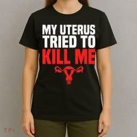 Cool Hysterectomy For Women Mom Post Surgery Recovery Humor T-Shirt thumb 4