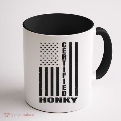 Certified Honky Funny Redneck Hillbilly Meaningful Gift Coffee Mug back