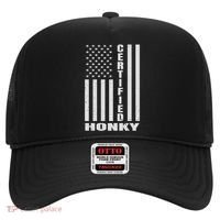 Certified Honky Funny Redneck Hillbilly Meaningful Gift Hat thumb 0