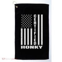 Certified Honky Funny Redneck Hillbilly Meaningful Gift Golf Towel thumb 0