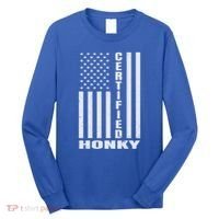 Certified Honky Funny Redneck Hillbilly Meaningful Gift Long Sleeve Shirt thumb 0