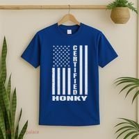 Certified Honky Funny Redneck Hillbilly Meaningful Gift T-Shirt thumb 2