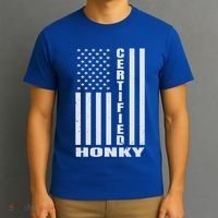 Certified Honky Funny Redneck Hillbilly Meaningful Gift T-Shirt thumb 3