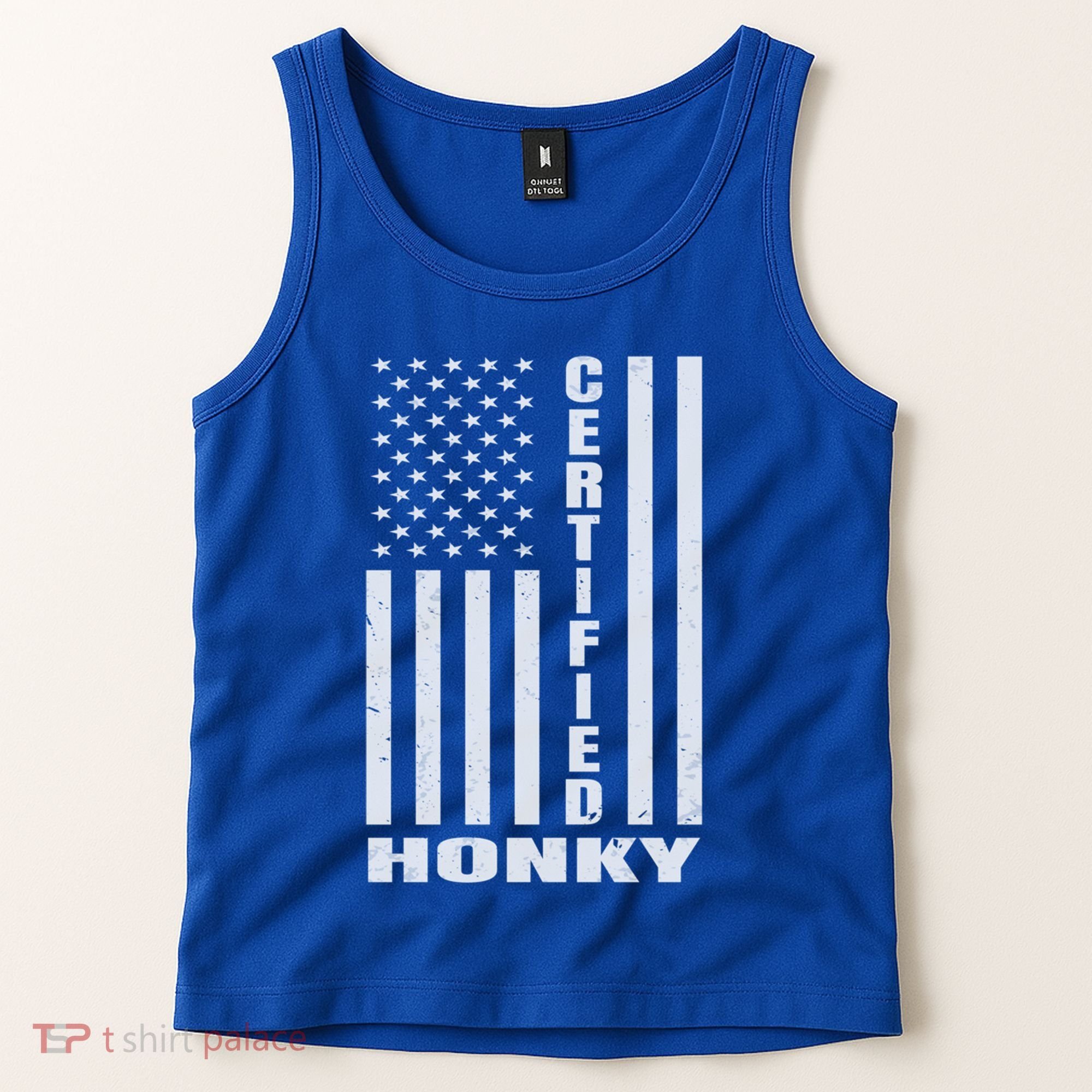Certified Honky Funny Redneck Hillbilly Meaningful Gift Tank Top