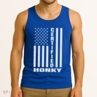Certified Honky Funny Redneck Hillbilly Meaningful Gift Tank Top thumb 3