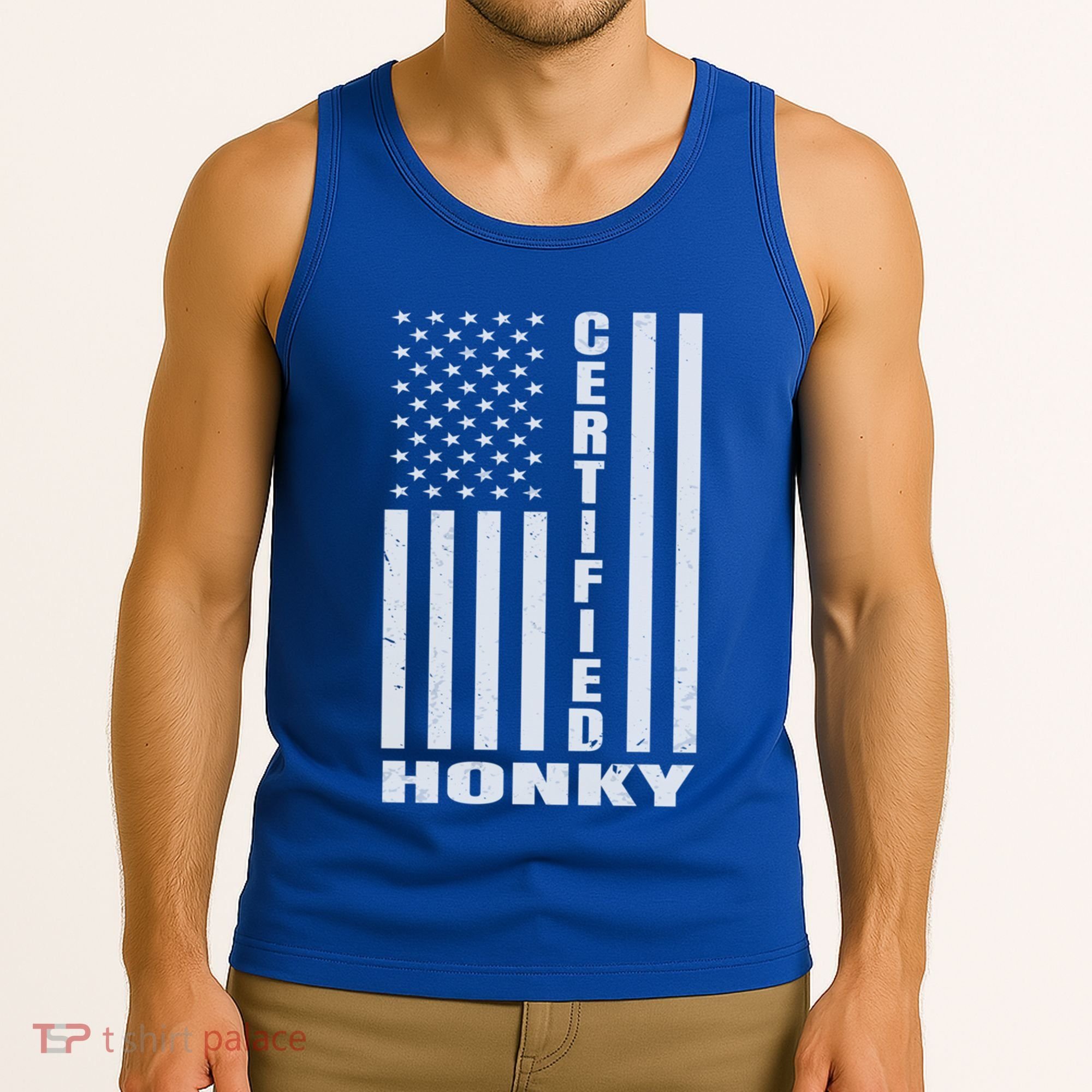 Certified Honky Funny Redneck Hillbilly Meaningful Gift Tank Top