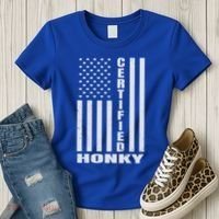 Certified Honky Funny Redneck Hillbilly Meaningful Gift Women's T-Shirt thumb 3