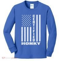 Certified Honky Funny Redneck Hillbilly Meaningful Gift Kids Long Sleeve Shirt thumb 0