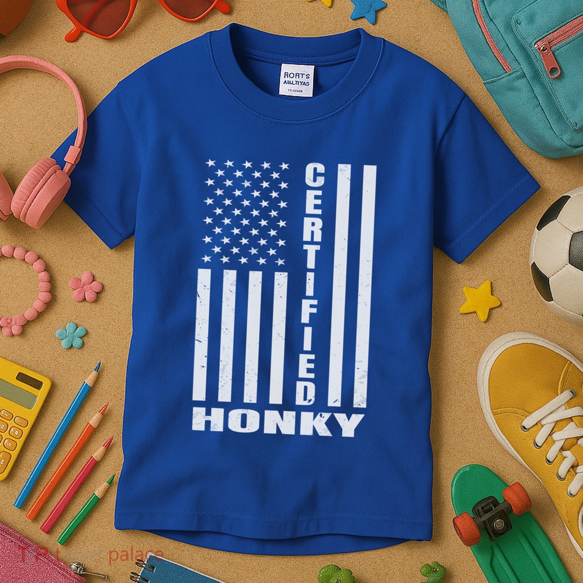 Certified Honky Funny Redneck Hillbilly Meaningful Gift Kids T-Shirt