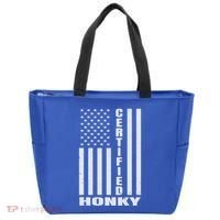 Certified Honky Funny Redneck Hillbilly Meaningful Gift Tote Bag thumb 0