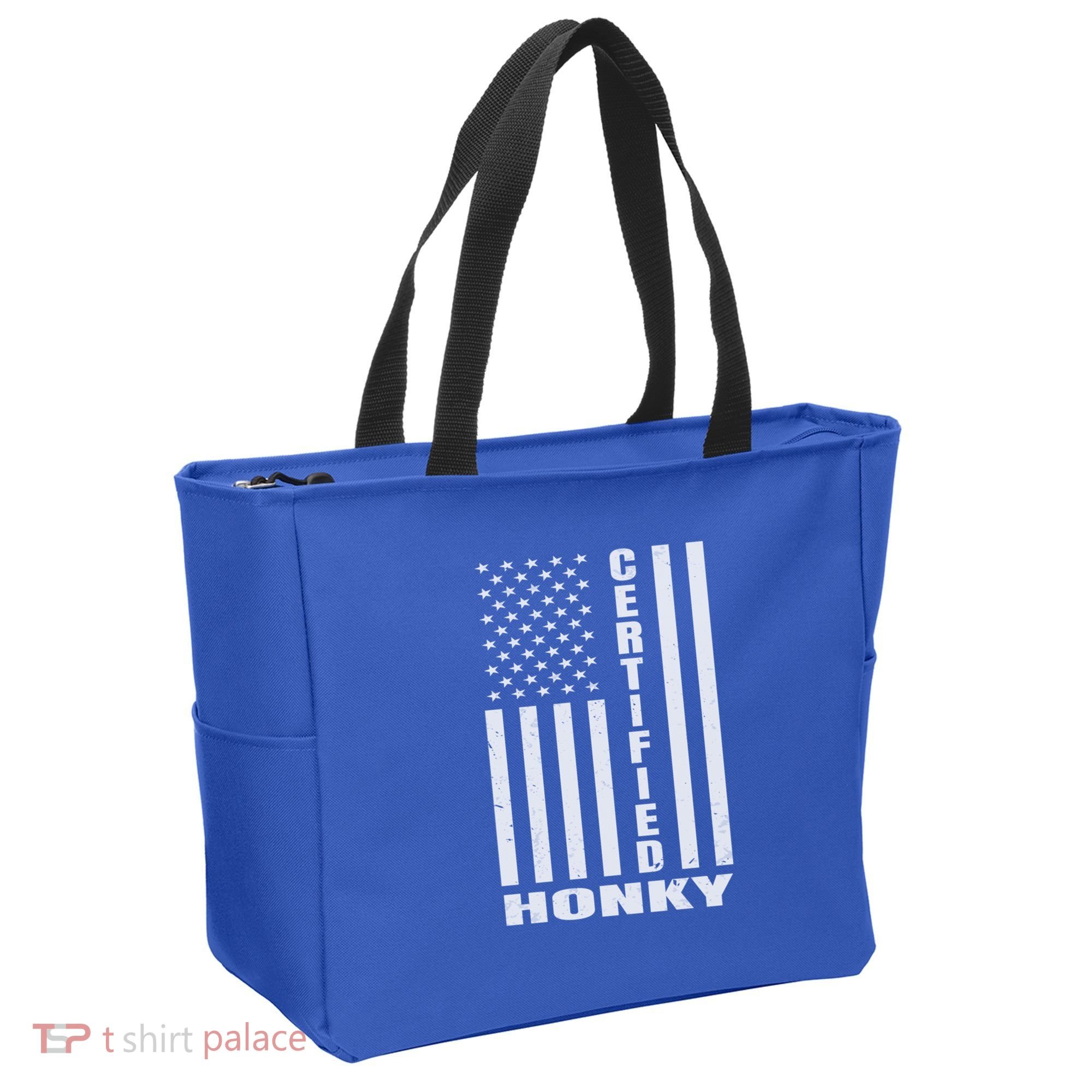 Certified Honky Funny Redneck Hillbilly Meaningful Gift Tote Bag