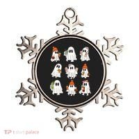 Cute Halloween Ghost Vibes Spooky Autumn Gift Ornament thumb 0