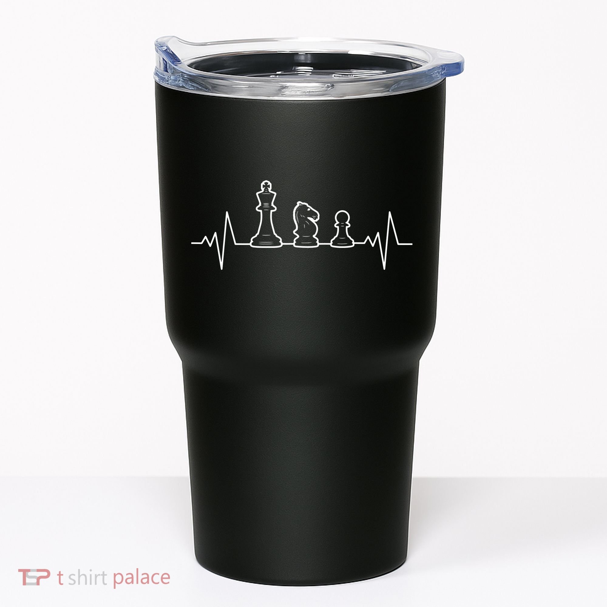 Chess Heartbeat | Gift Chess Master | Chess Club Tumbler