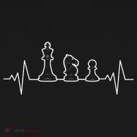 Chess Heartbeat | Gift Chess Master | Chess Club Ornament thumb 1