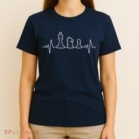 Chess Heartbeat | Gift Chess Master | Chess Club T-Shirt thumb 4