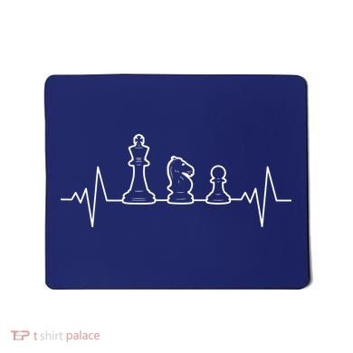 Chess Heartbeat | Gift Chess Master | Chess Club Mousepad