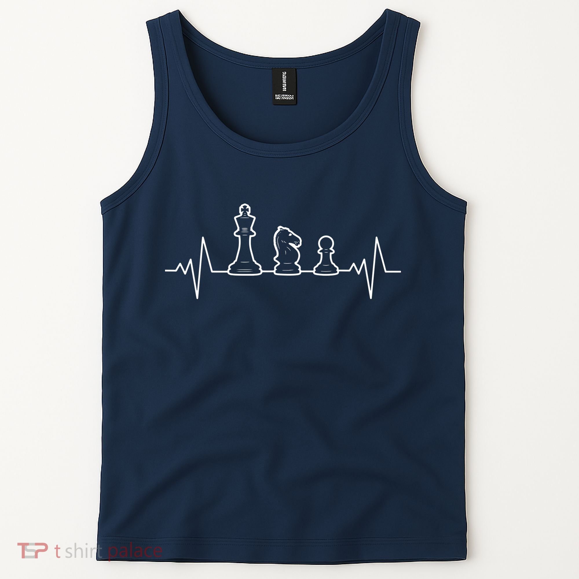 Chess Heartbeat | Gift Chess Master | Chess Club Tank Top