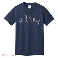 Chess Heartbeat | Gift Chess Master | Chess Club Kids T-Shirt thumb 0