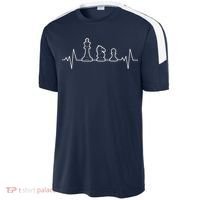 Chess Heartbeat | Gift Chess Master | Chess Club Sport-Tek Competitor United Soccer Jersey thumb 2