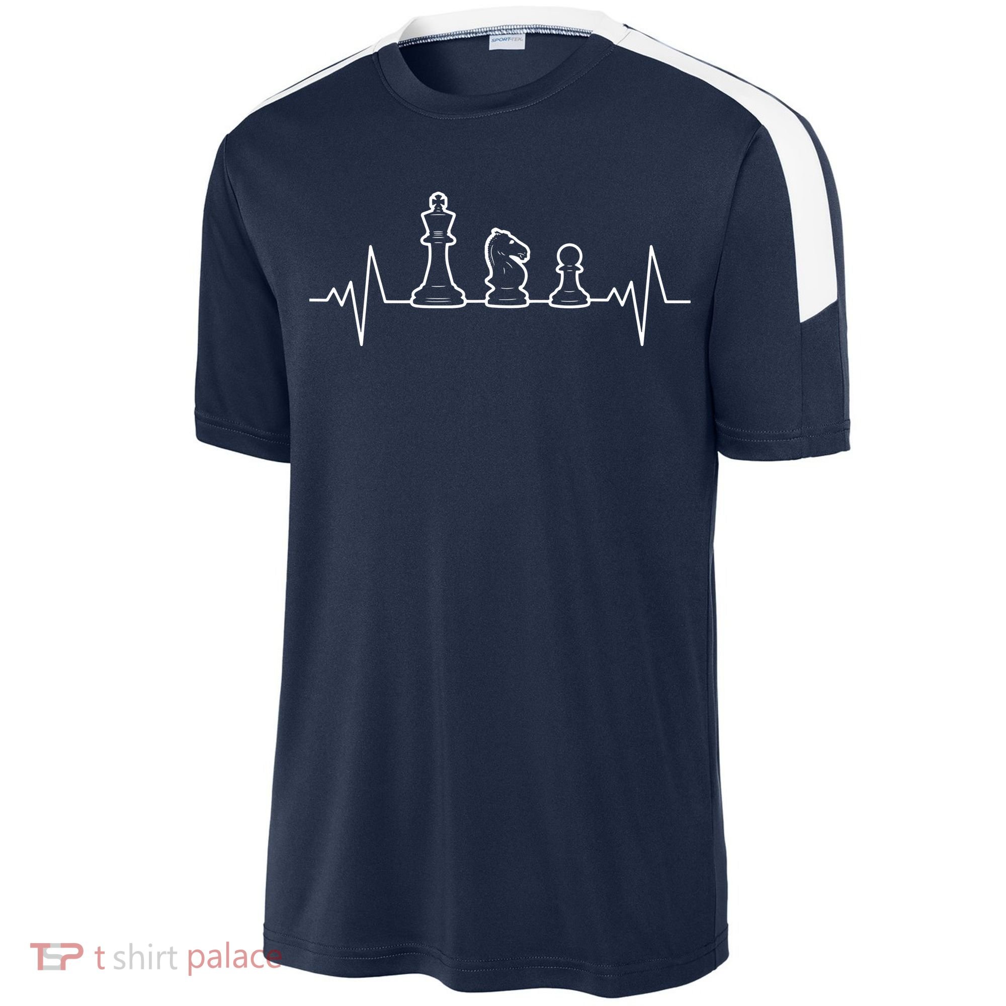 Chess Heartbeat | Gift Chess Master | Chess Club Sport-Tek Competitor United Soccer Jersey