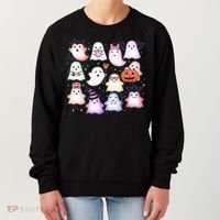 Cute Halloween Ghosts Women's Sweatshirt thumb 0