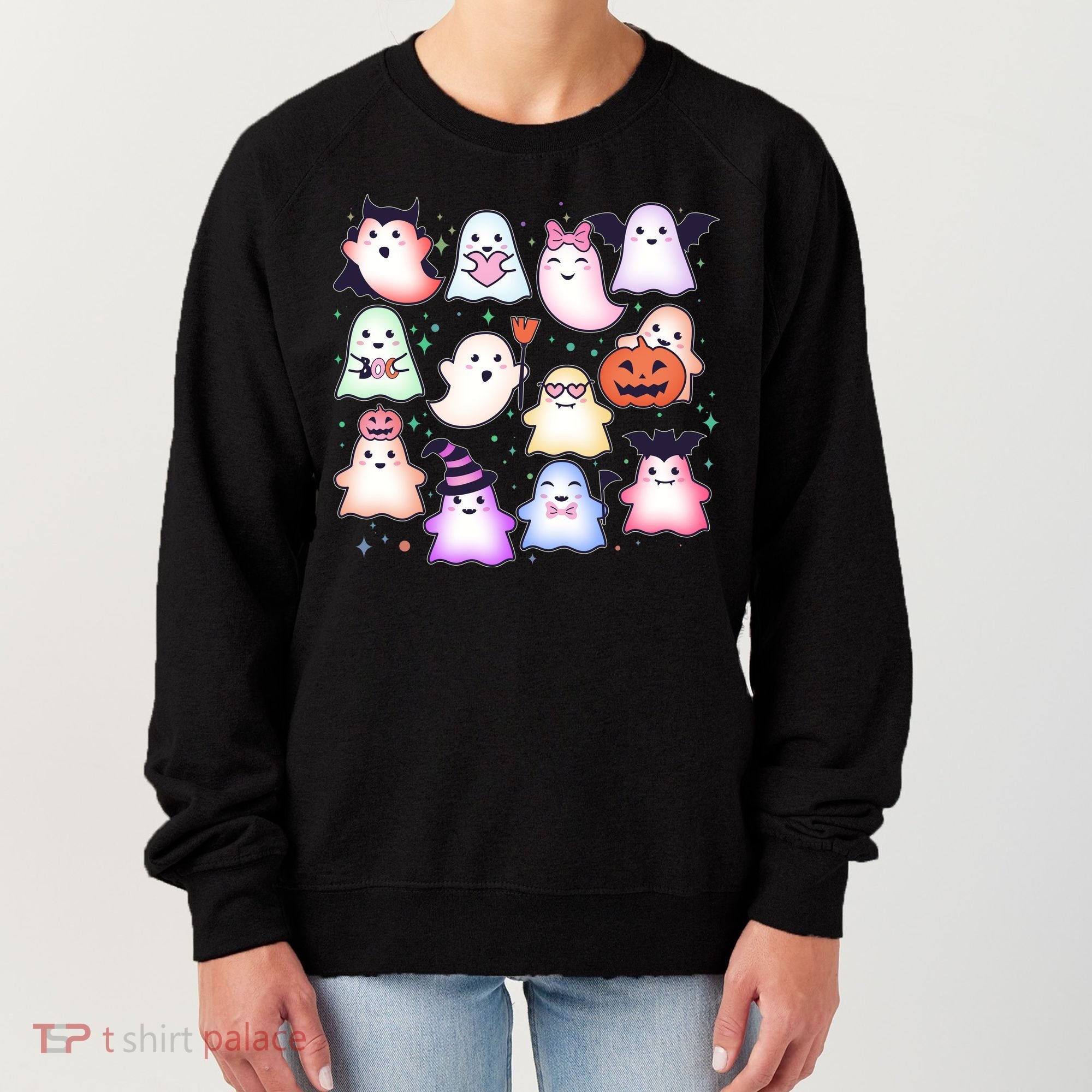 Cute Halloween Ghosts Women's Sweatshirt