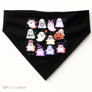 Cute Halloween Ghosts USA-Made Doggie Bandana