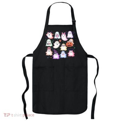 Cute Halloween Ghosts Apron