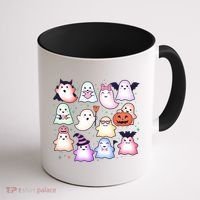 Cute Halloween Ghosts Coffee Mug thumb 1