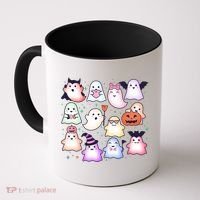 Cute Halloween Ghosts Coffee Mug thumb 0
