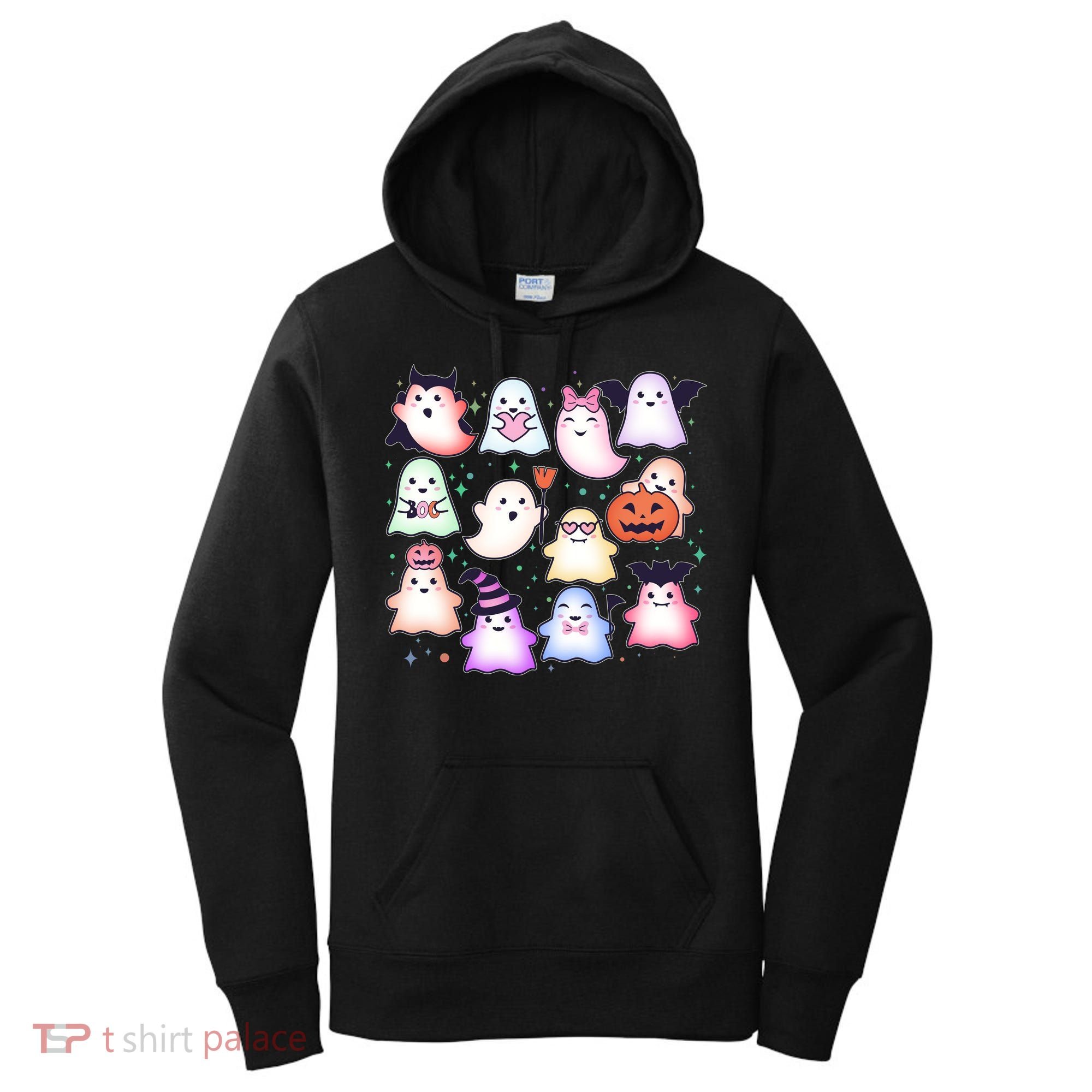 Cute Halloween Ghosts Women's Hoodie
