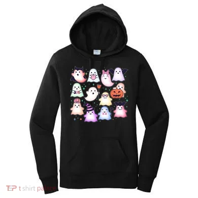 Cute Halloween Ghosts Women's Hoodie