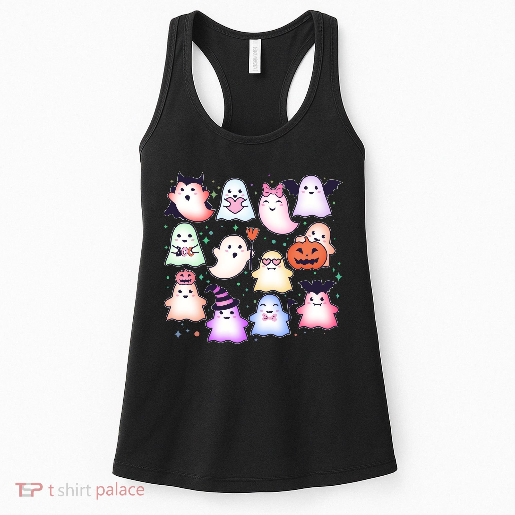 Cute Halloween Ghosts Women's Tank Top