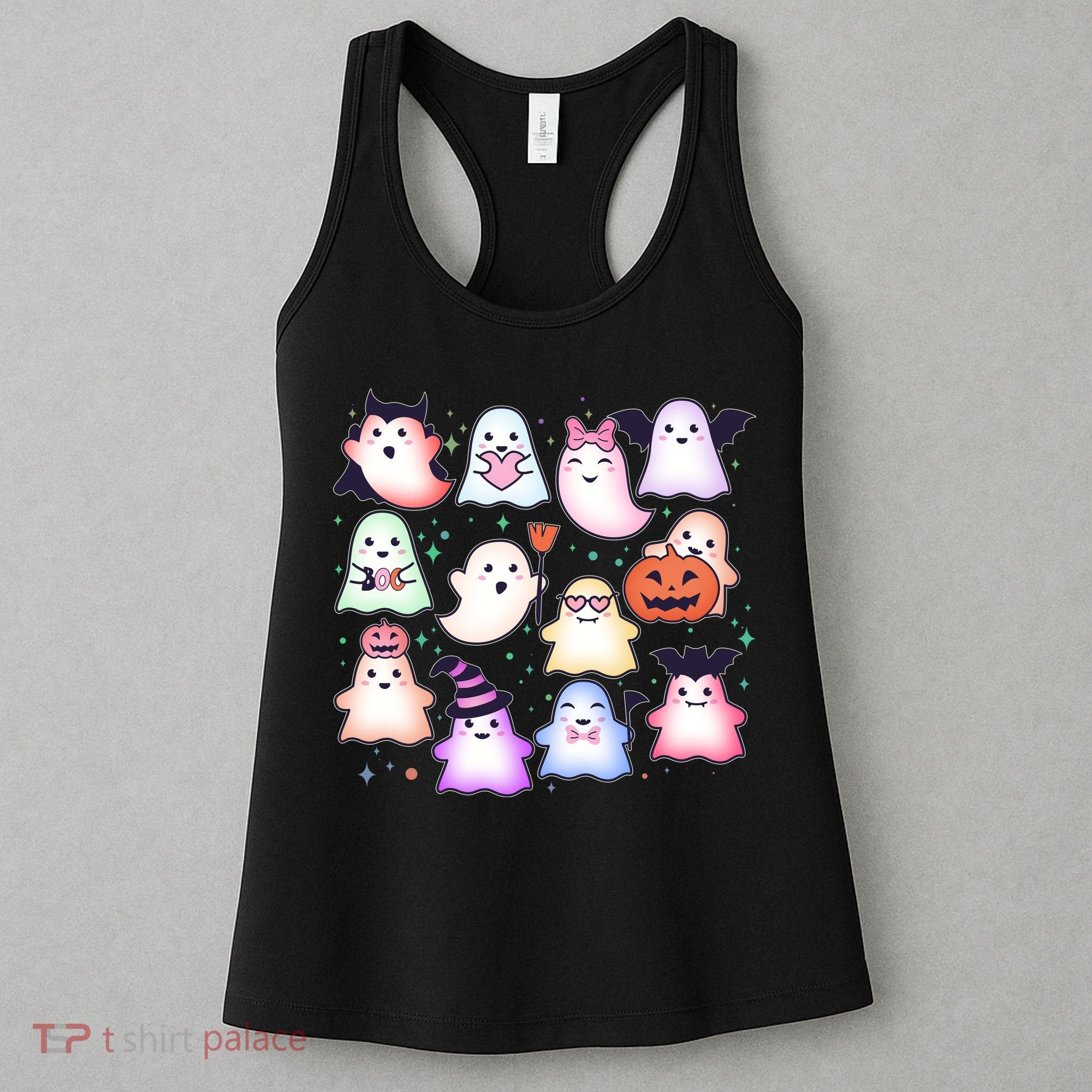 Cute Halloween Ghosts Women's Tank Top