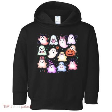 Cute Halloween Ghosts Toddler Hoodie