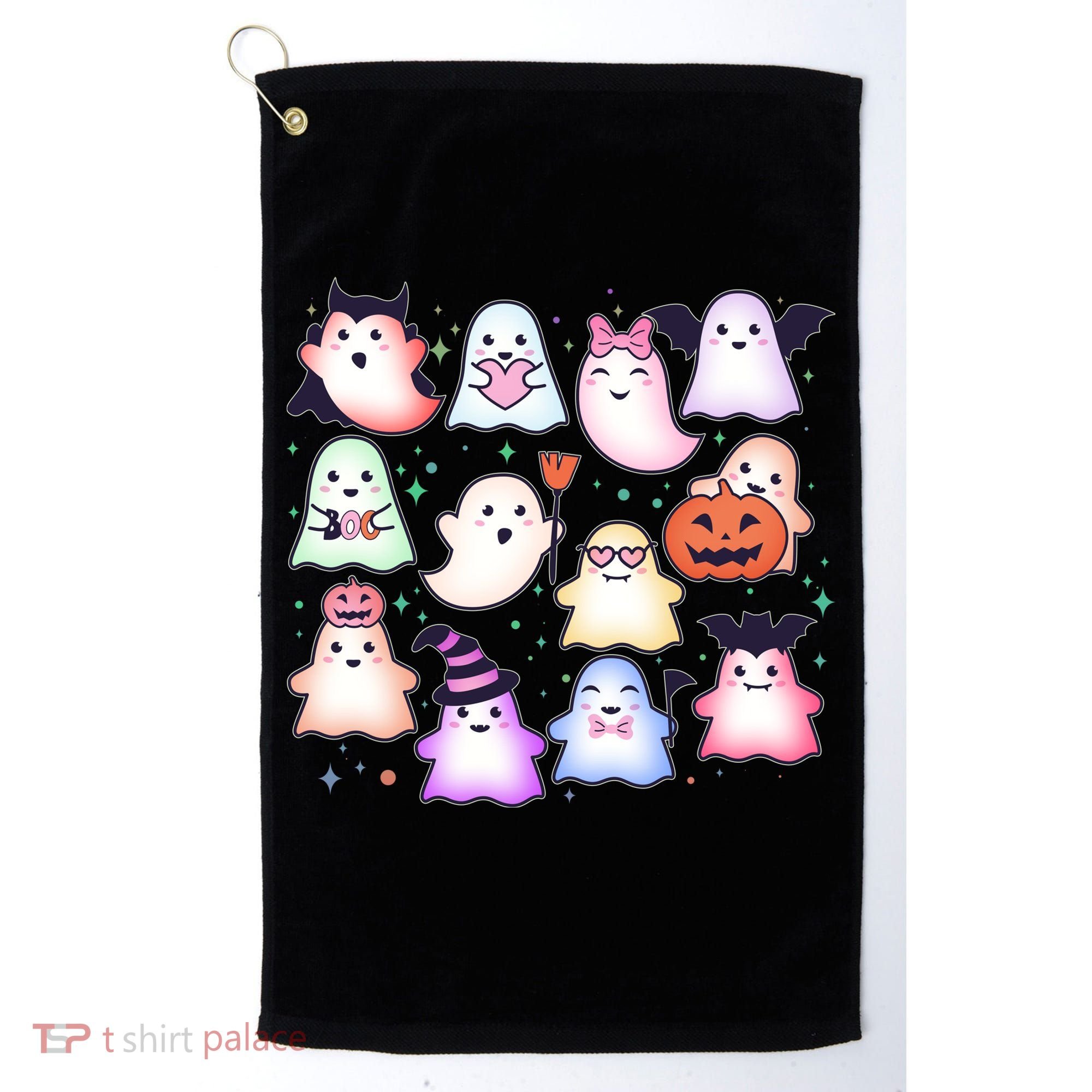 Cute Halloween Ghosts Golf Towel