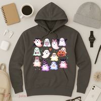 Cute Halloween Ghosts Hoodie thumb 3