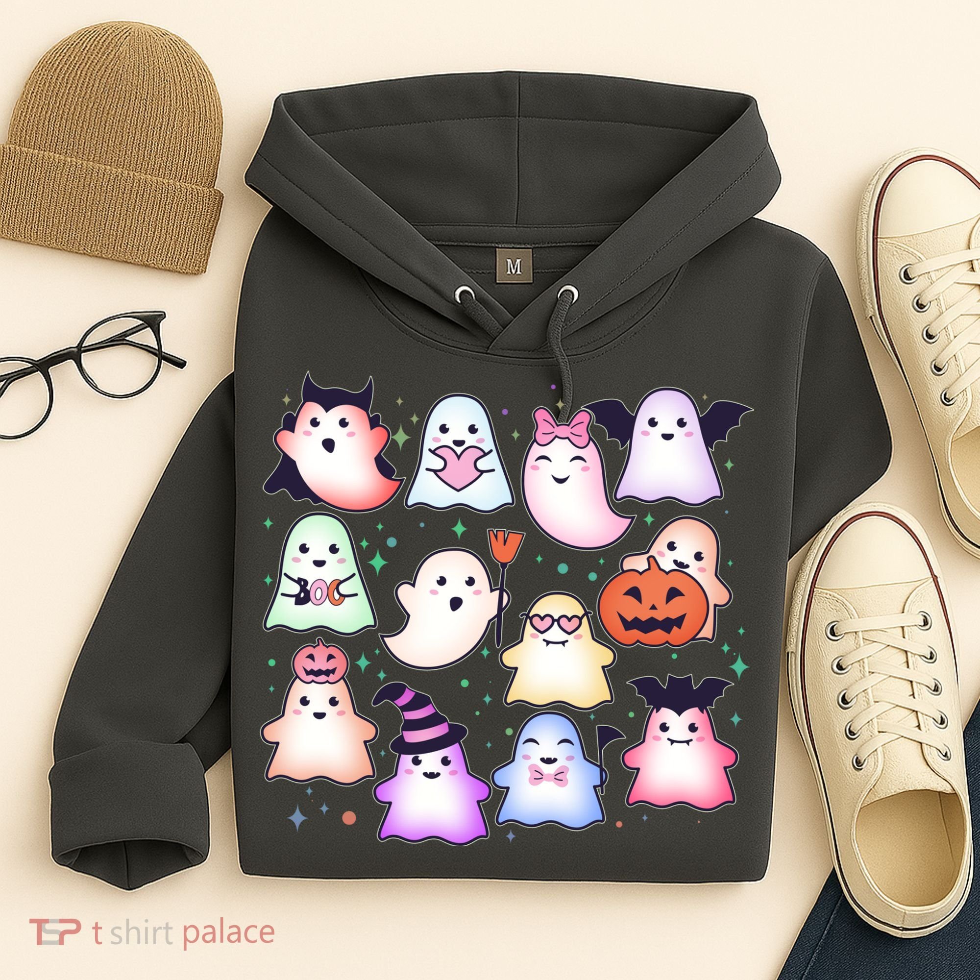 Cute Halloween Ghosts Hoodie