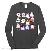 Cute Halloween Ghosts Long Sleeve Shirt thumb 0