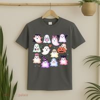 Cute Halloween Ghosts T-Shirt thumb 2