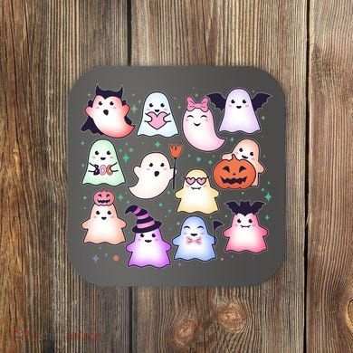 Cute Halloween Ghosts Coaster