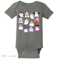 Cute Halloween Ghosts Baby Bodysuit thumb 0