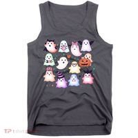 Cute Halloween Ghosts Tank Top thumb 0