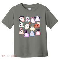 Cute Halloween Ghosts Toddler T-Shirt thumb 0