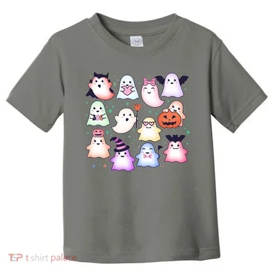Cute Halloween Ghosts Toddler T-Shirt