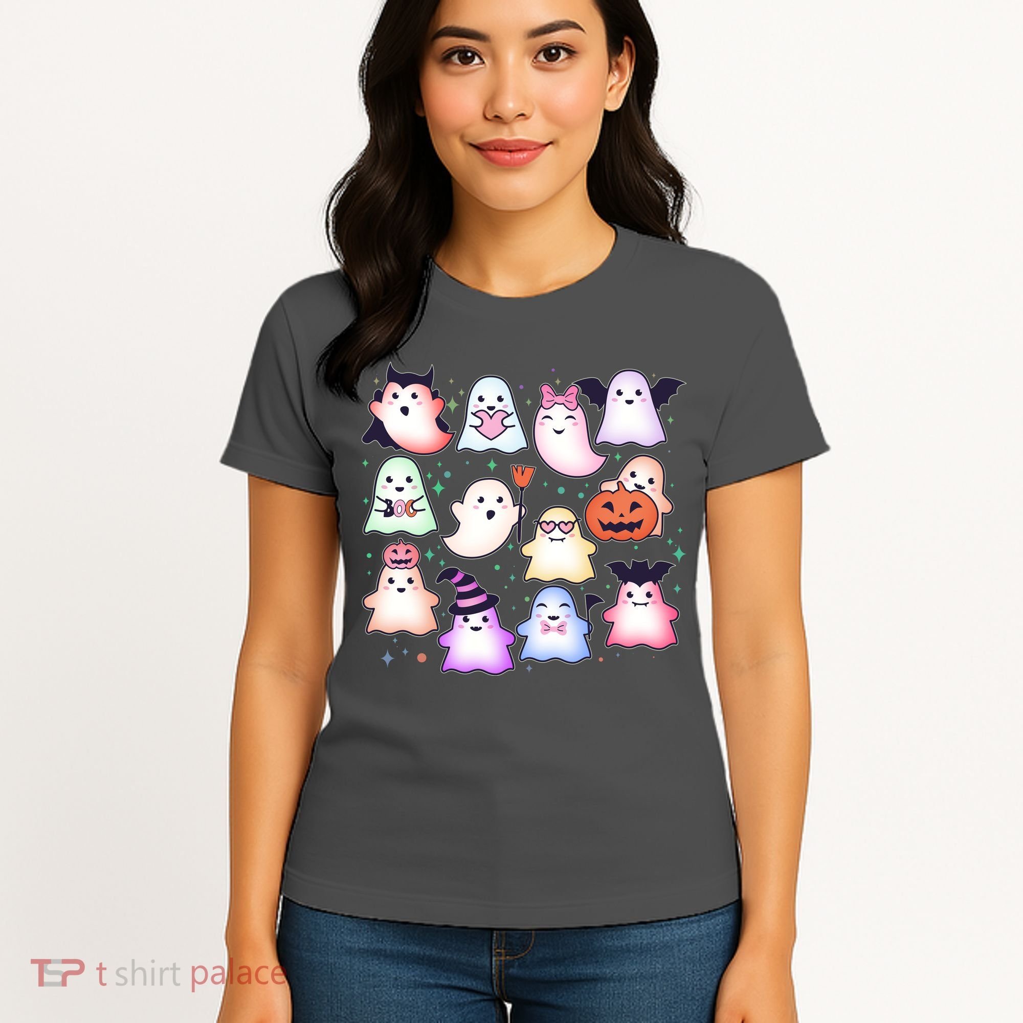 Cute Halloween Ghosts Women's T-Shirt