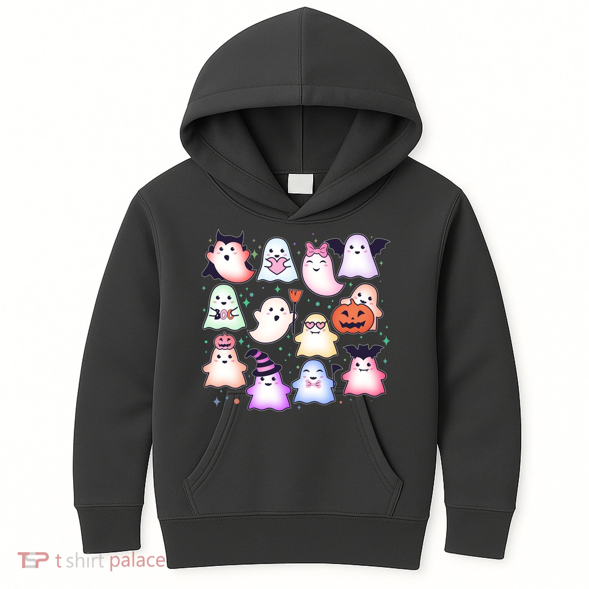 Cute Halloween Ghosts Kids Hoodie