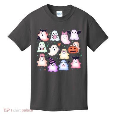 Cute Halloween Ghosts Kids T-Shirt
